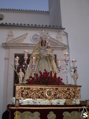 Virgen de los ngeles. Montellano. 4 de agosto 